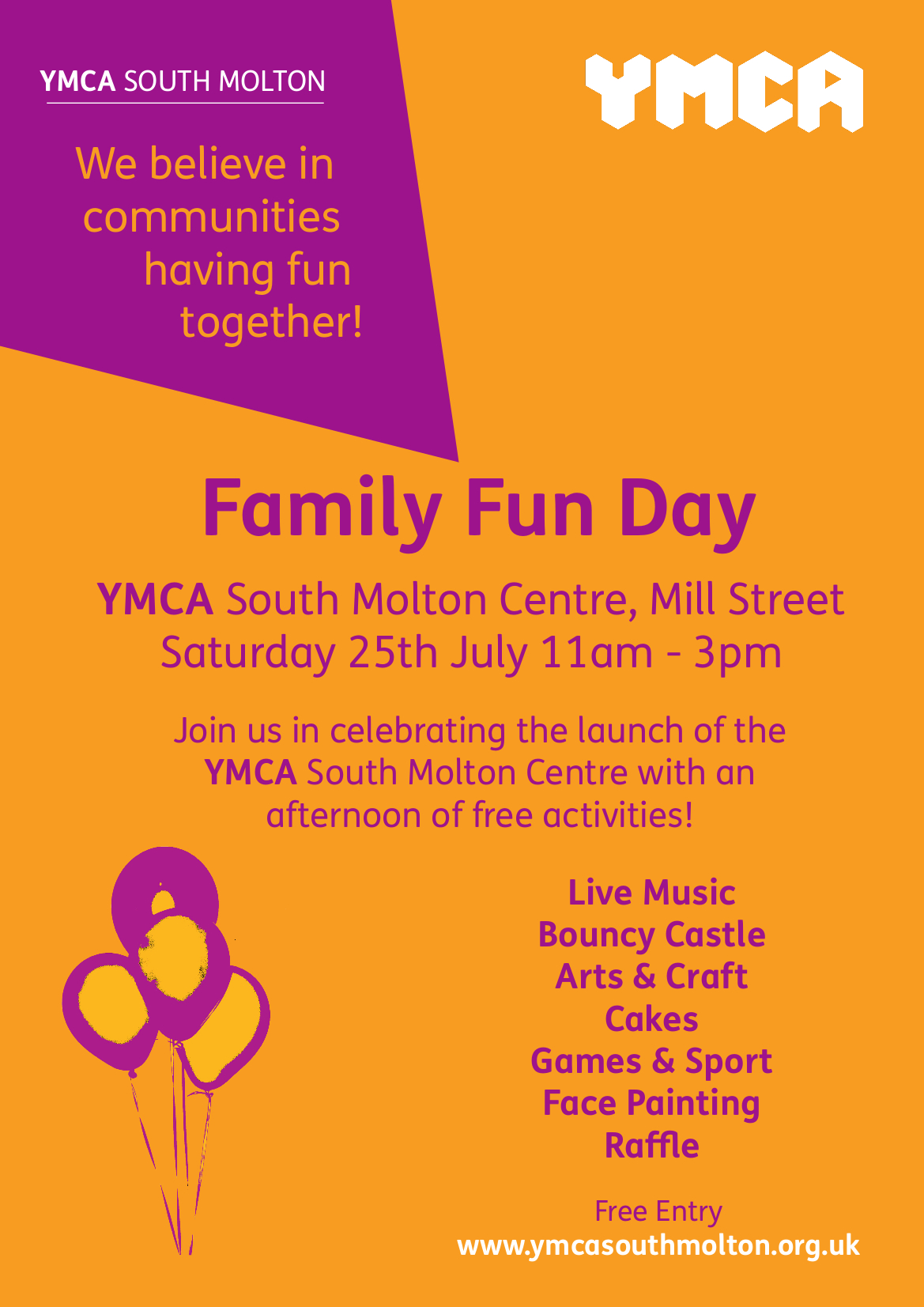 YMCA Celebrate the Launch of the South Molton Centre Marc Cornelius